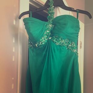 Green prom dress
